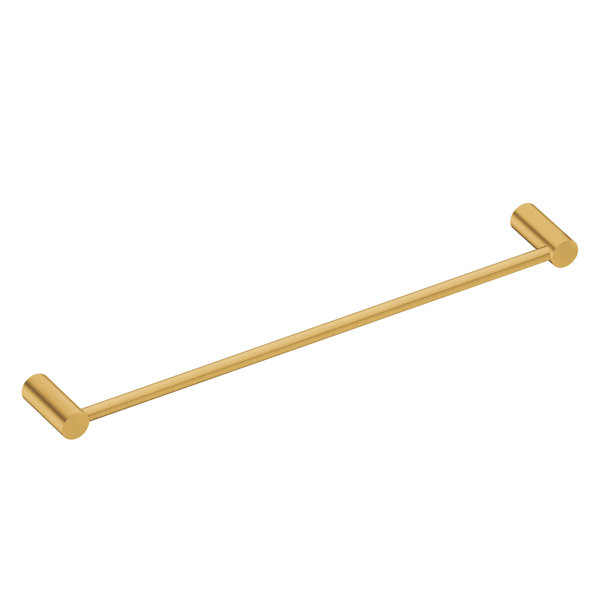 Brushed gold discount towel bar set